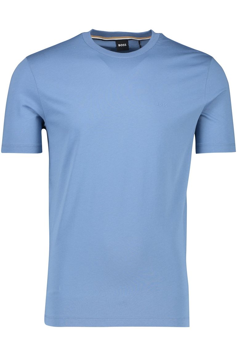 Boss Black Thompson blauw t-shirt katoen ronde hals