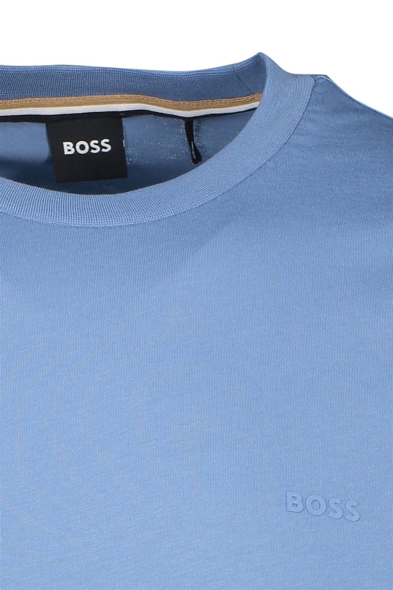 Boss Black Thompson blauw t-shirt katoen ronde hals