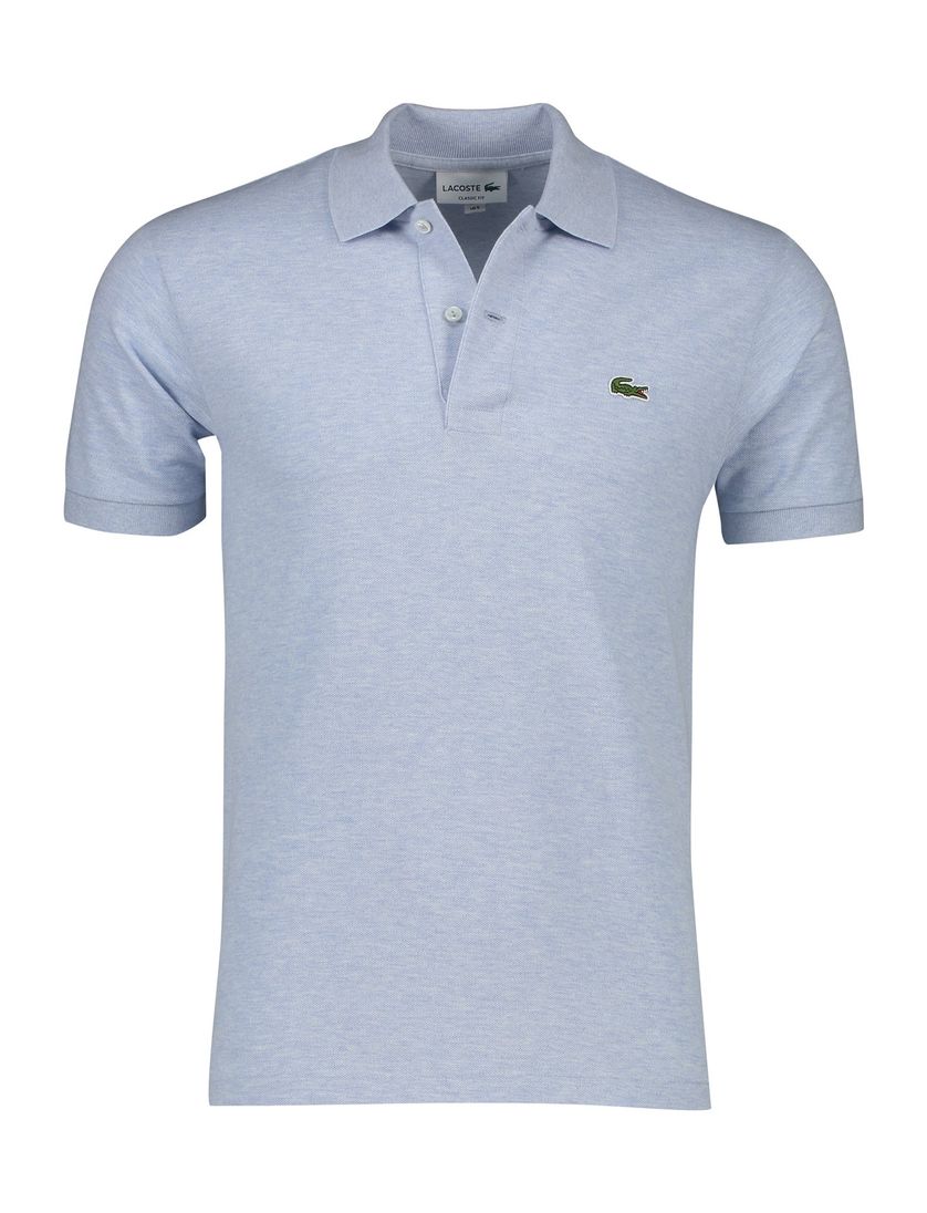 Lacoste polo gemêleerd lichtblauw