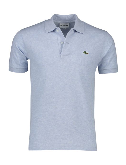 Lacoste polo lichtblauw gemeleerd