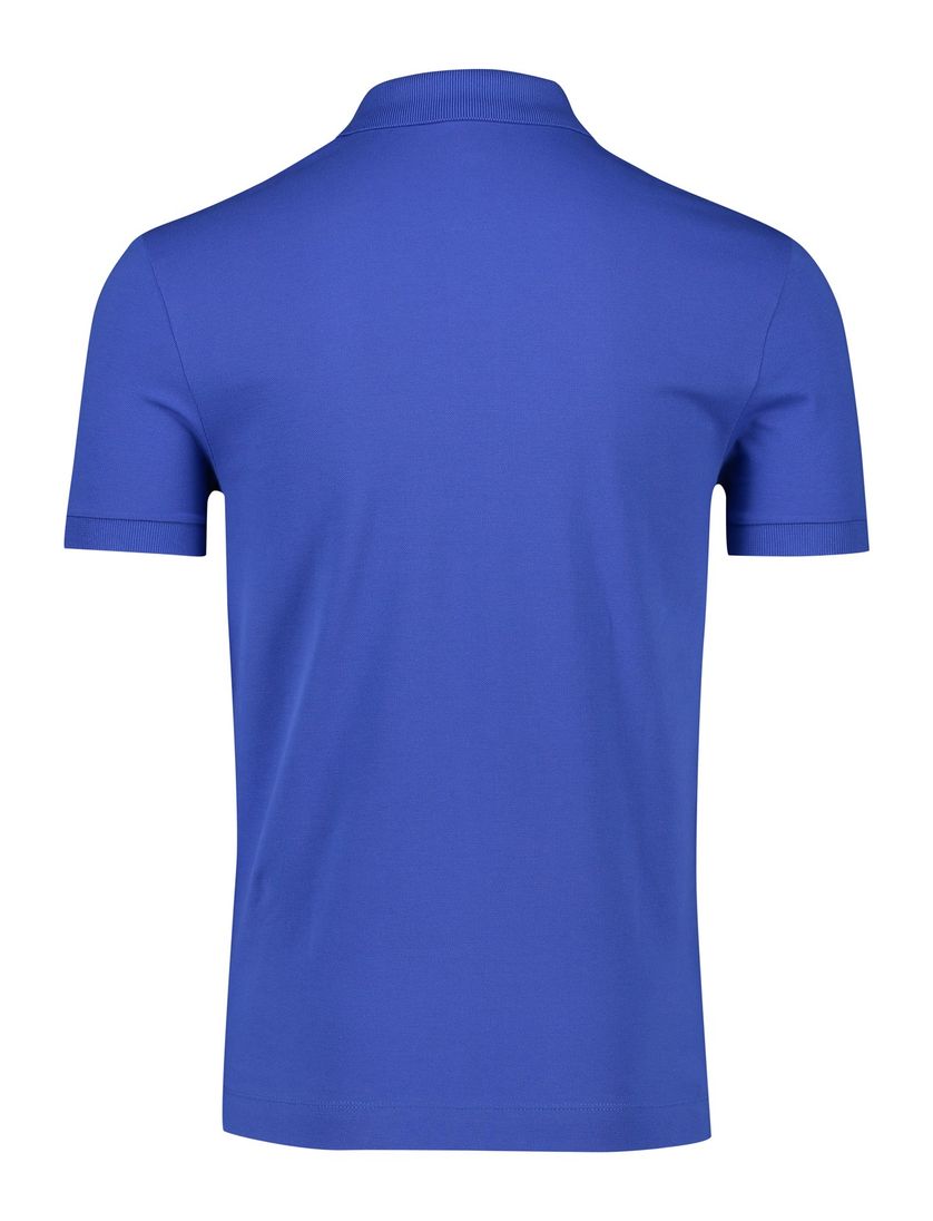 Lacoste polo blauw katoen normale fit