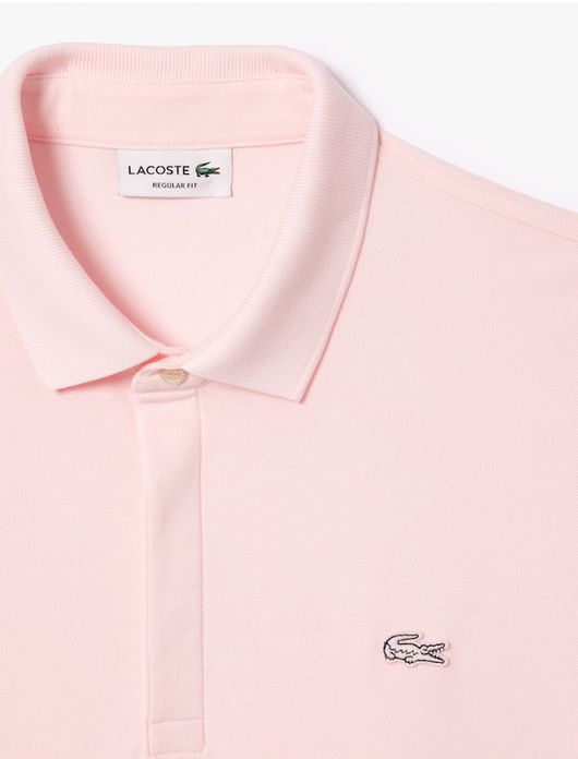 Lacoste polo Regular Fit roze