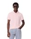 3-knoops Lacoste polo korte mouw fit roze katoen regular fit