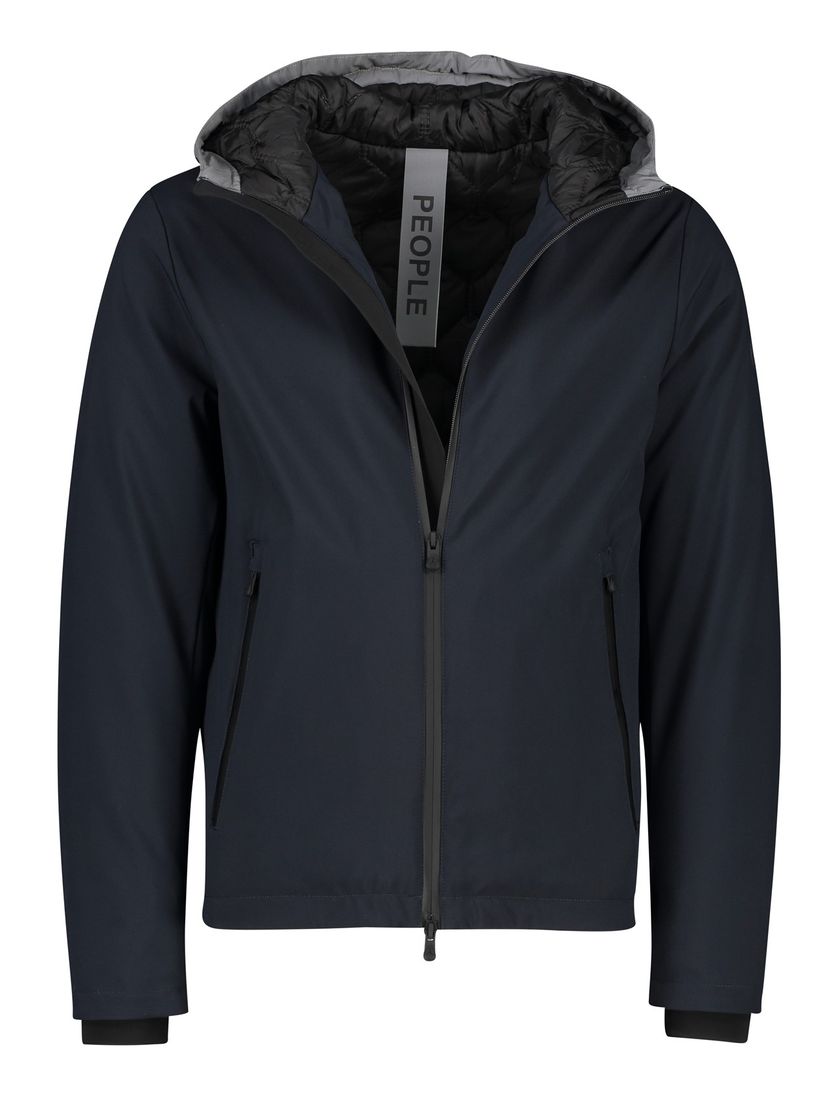 People of Shibuya tussenjas donkerblauw normale fit