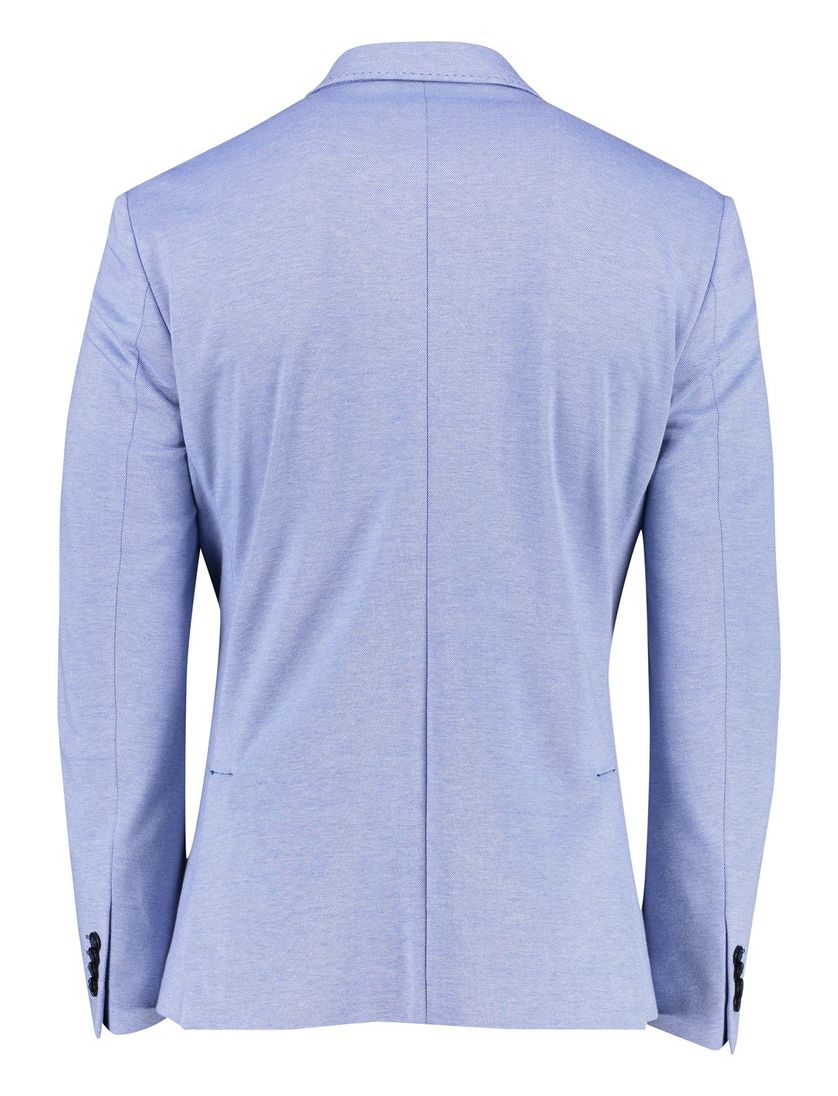 Roy Robson Jersey colbert lichtblauw regular fit katoen