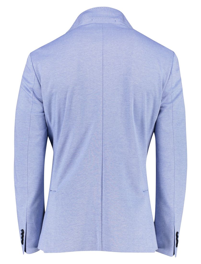 Roy Robson Jersey colbert lichtblauw regular fit katoen