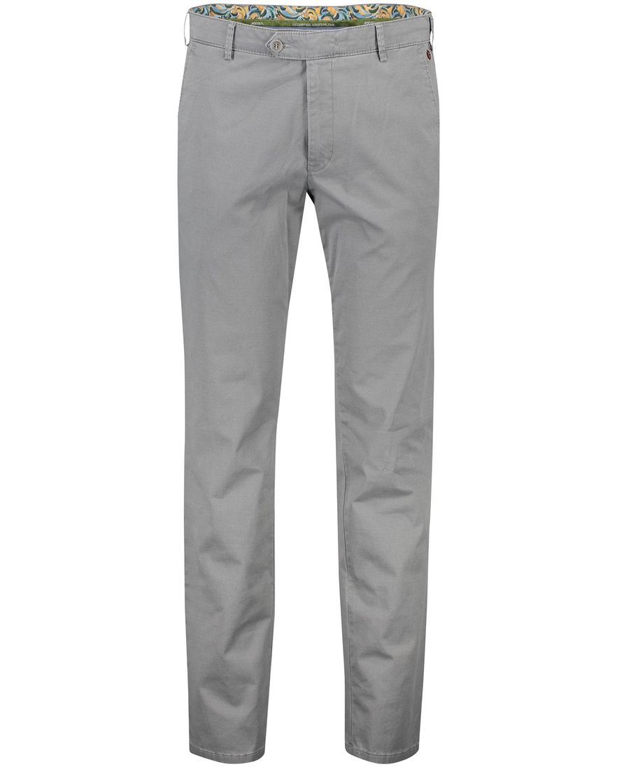 Grijs gemêleerd Meyer pantalon Bonn katoen
