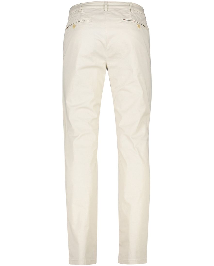 Meyer katoenen broek Bonn effen beige normale fit