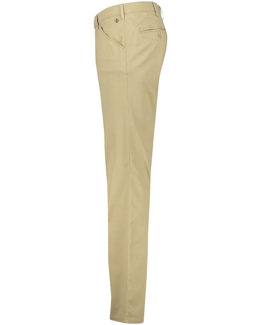 Bruine Meyer katoenen pantalon Chicago perfect fit