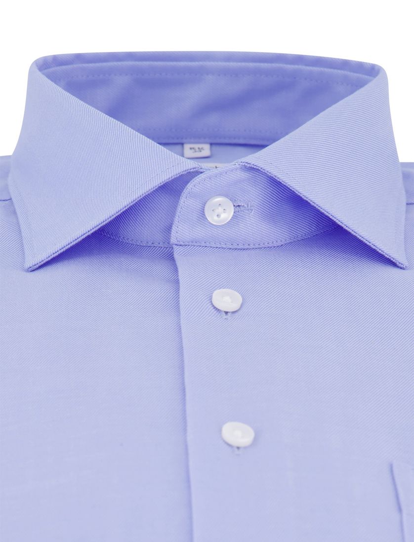 Seidensticker overhemd regular lichtblauw met borstzak