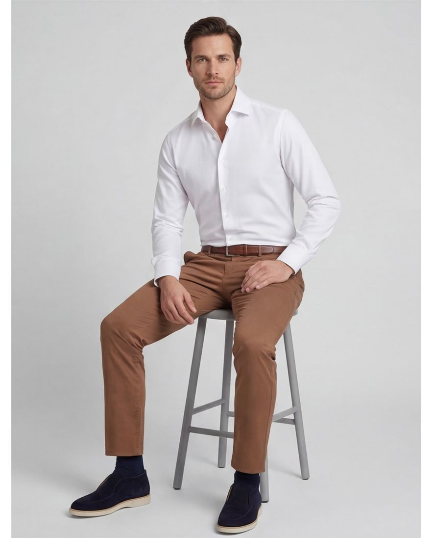 Seidensticker business overhemd wit