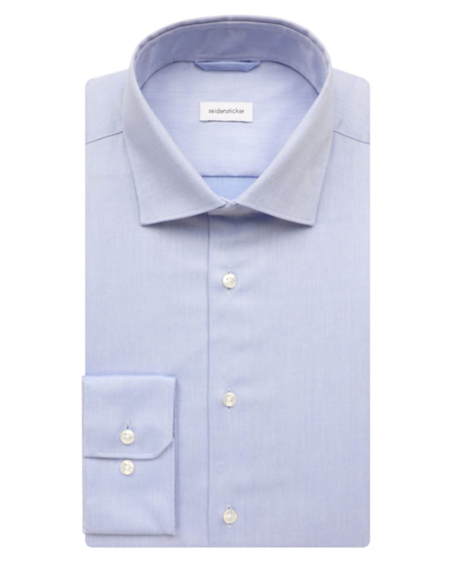 Seidensticker overhemd Slim lichtblauw