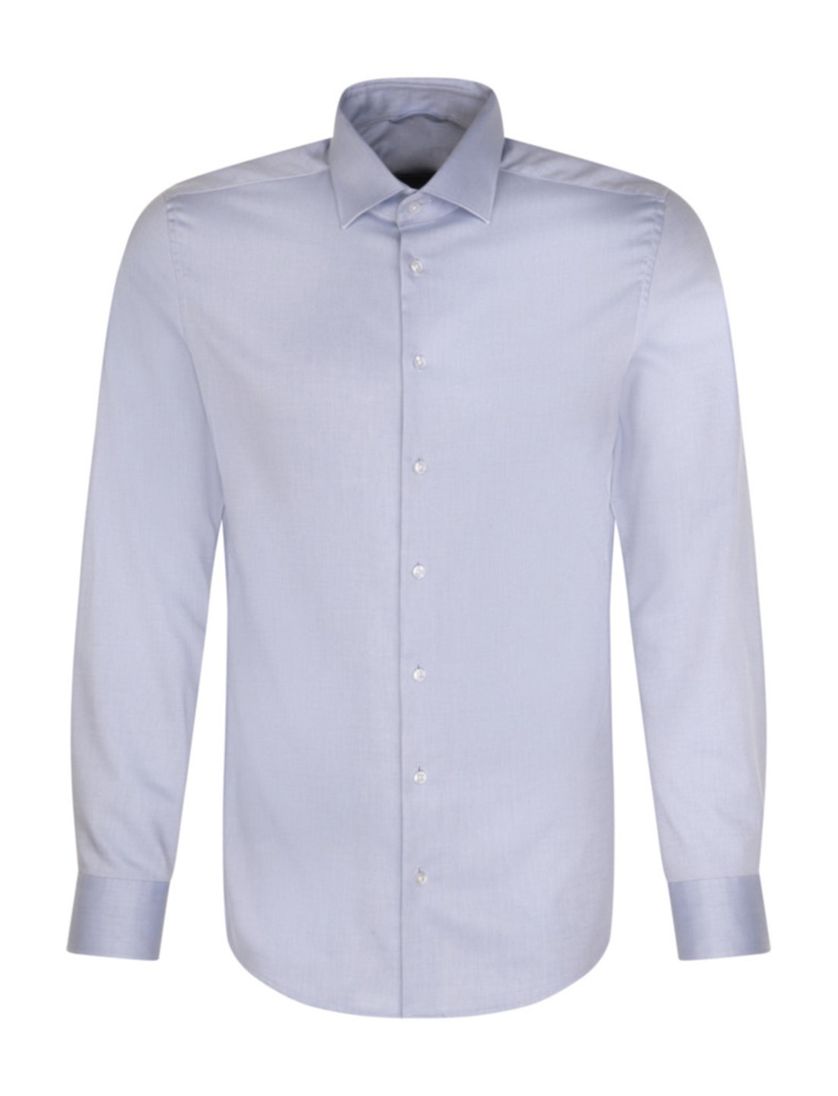 Seidensticker Slim overhemd lichtblauw strijkvrij