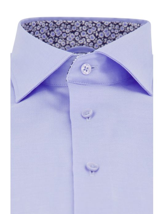 Seidensticker overhemd blauw slim fit