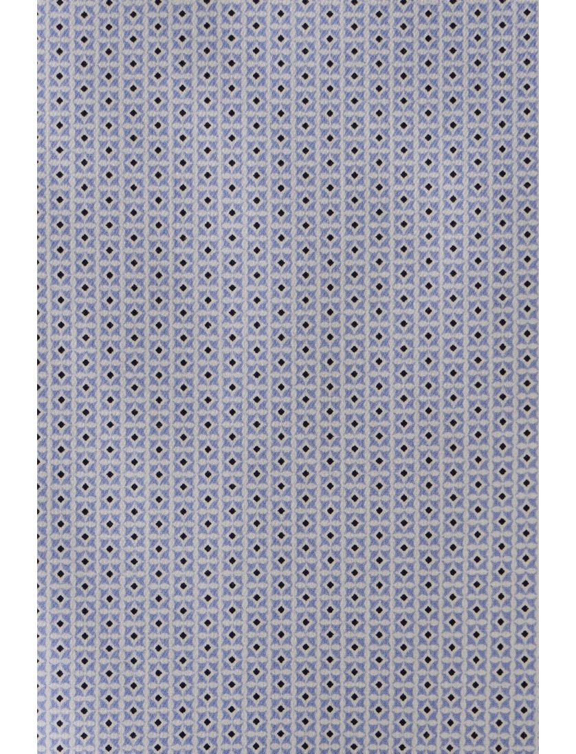 Seidensticker business overhemd lichtblauw Slim geprint katoen