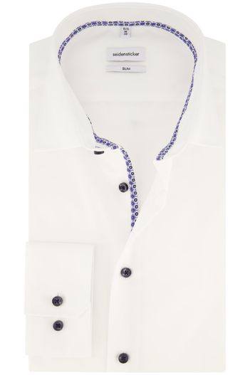 Seidensticker Seidensticker business overhemd extra slim fit wit uni