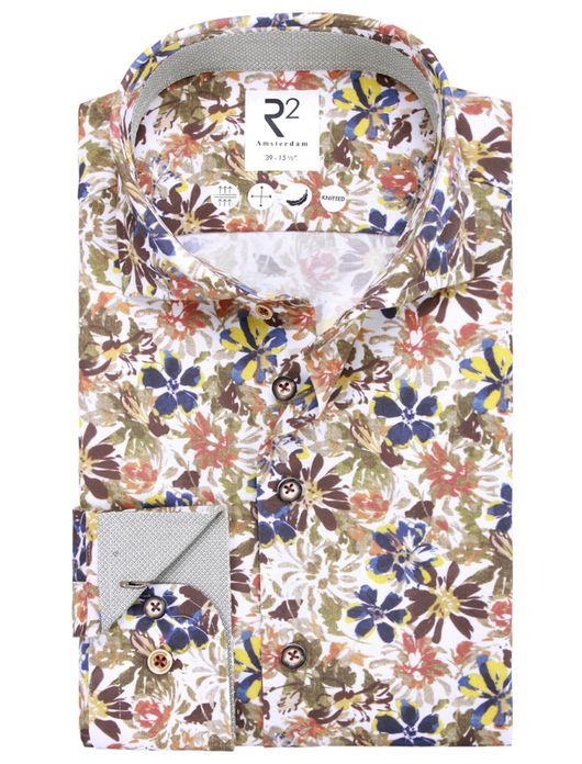 R2 overhemd multicolor