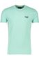 Superdry katoenen t-shirt groen opdruk ronde hals