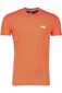 Superdry t-shirt katoen ronde hals oranje opdruk