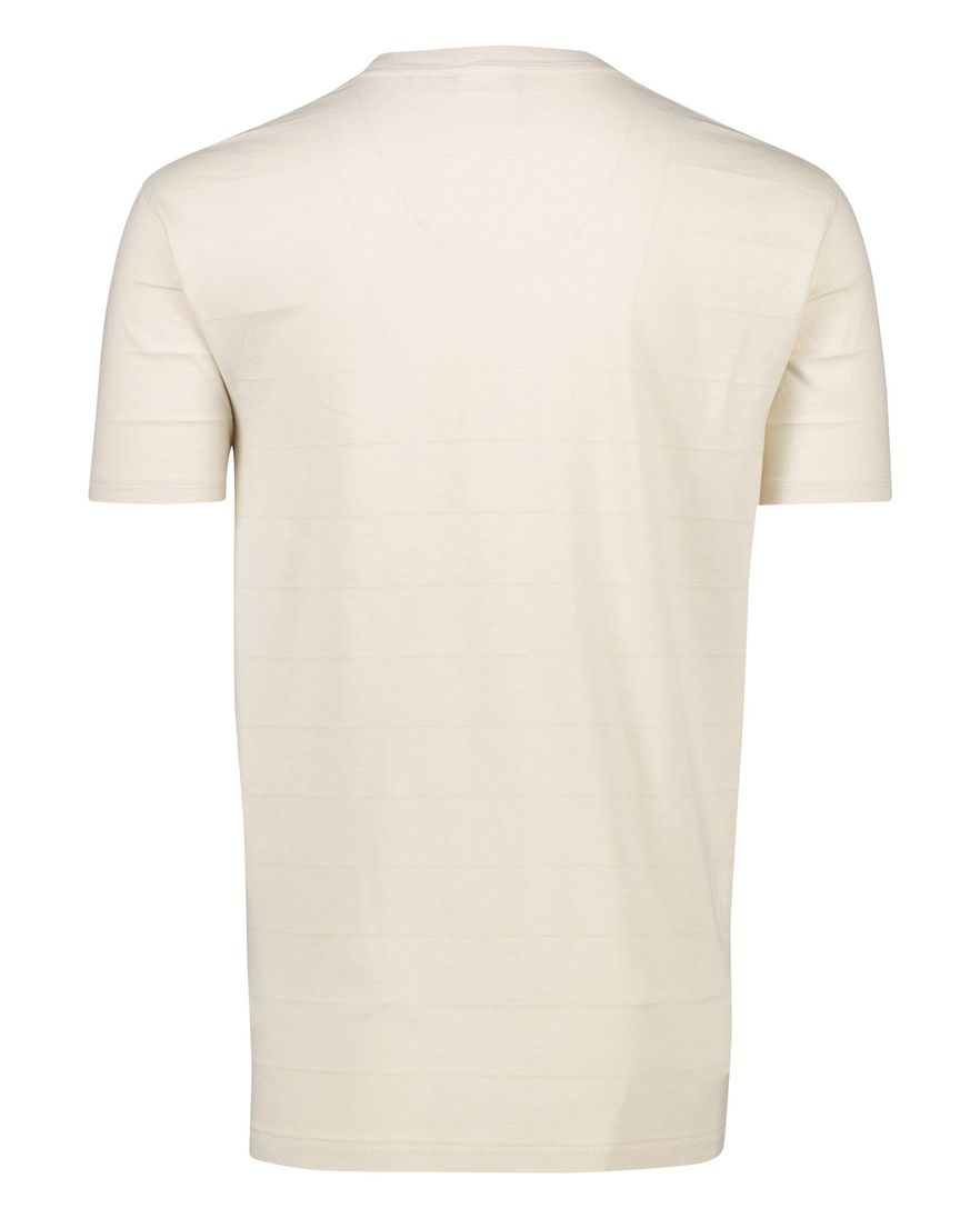 Superdry t-shirt strepen structuur beige