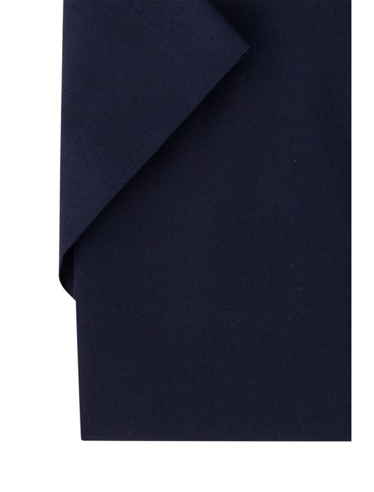 Olymp comfort fit overhemd korte mouw donkerblauw
