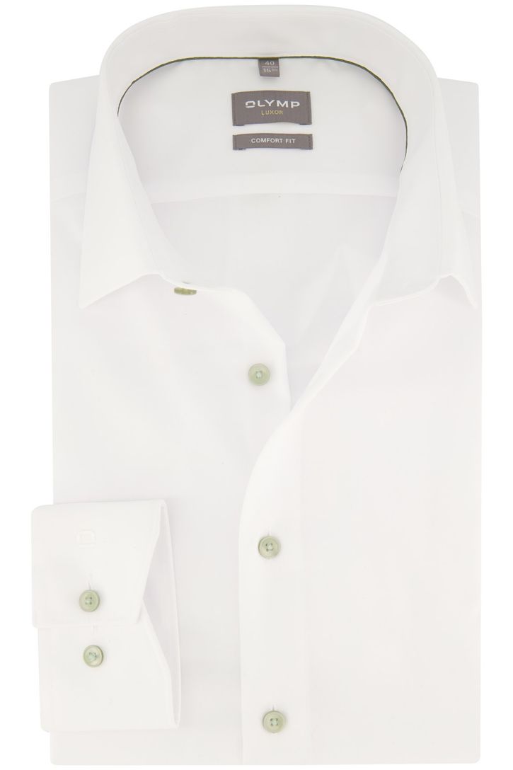 Olymp overhemd Luxor Comfort Fit wit katoen