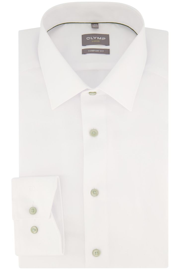 Olymp overhemd Luxor Comfort Fit wit katoen