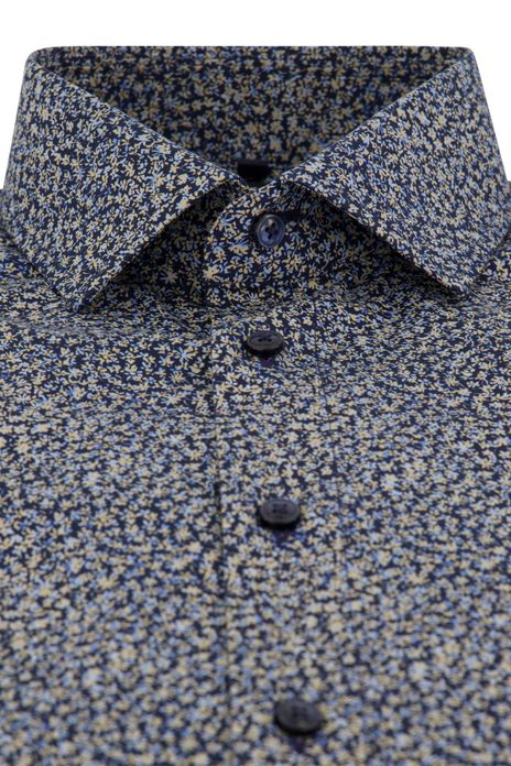 Olymp overhemd mouwlengte 7 Luxor donkerblauw