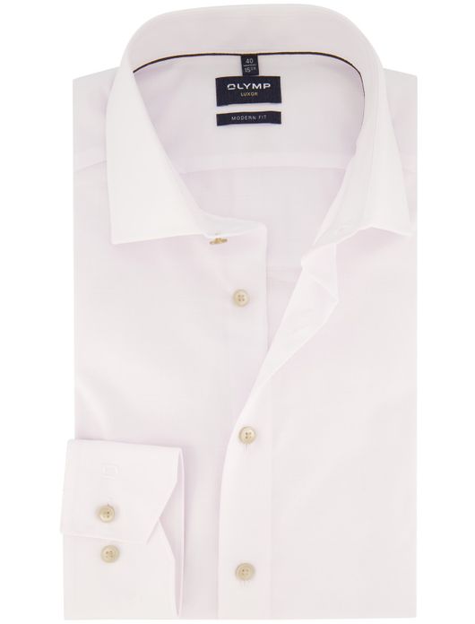 Olymp luxor overhemd wit modern fit