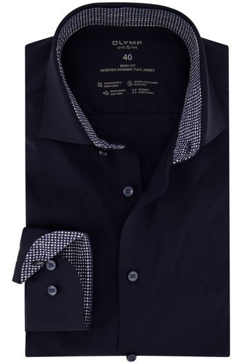 Olymp Olymp overhemd Level Five body fit navy uni