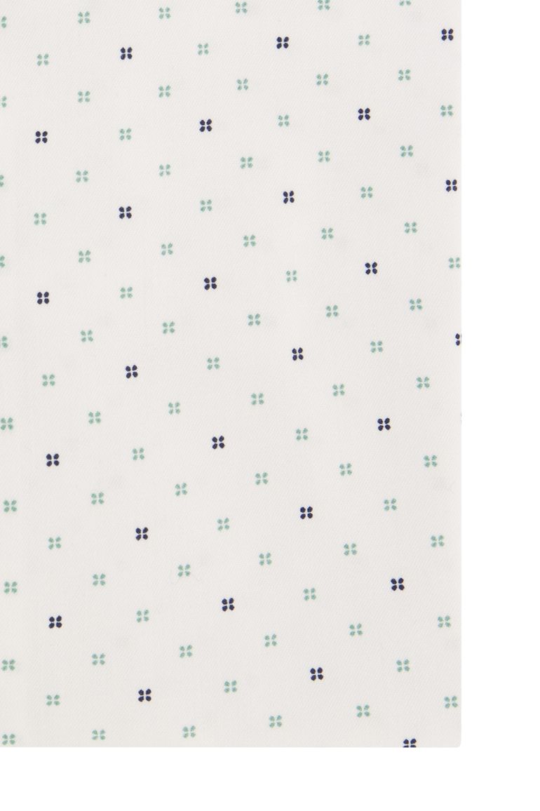 Olymp business overhemd 24/7 modern fitwit geprint katoen