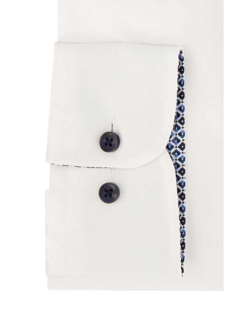 Casa Moda business overhemd Comfort Fit wit effen