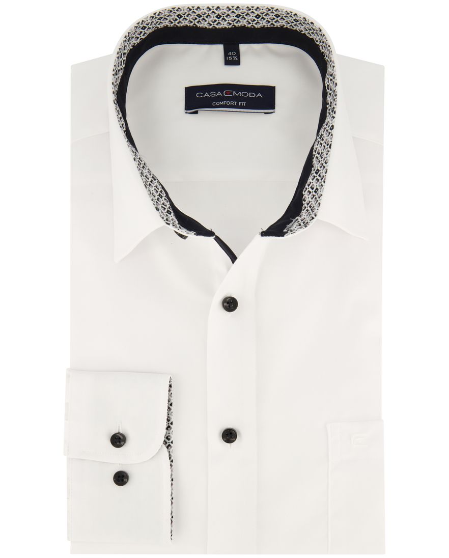 Casa Moda Comfort Fit overhemd wit effen