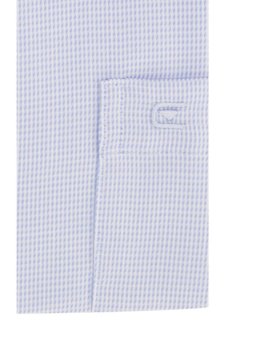 Casa Moda overhemd lichtblauw geprint strijkvrij