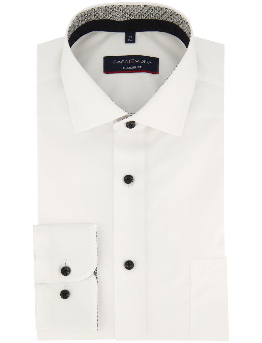 Casa Moda business overhemd normale fit wit