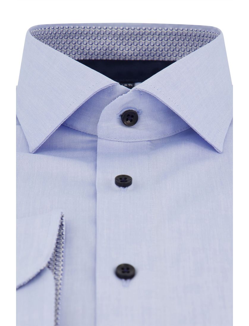 Casa Moda overhemd lichtblauw effen