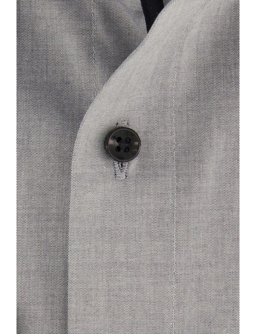 Overhemd Casa Moda business normale fit grijs effen