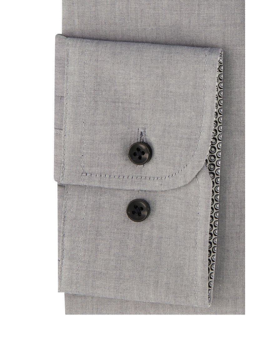 Overhemd Casa Moda business normale fit grijs effen