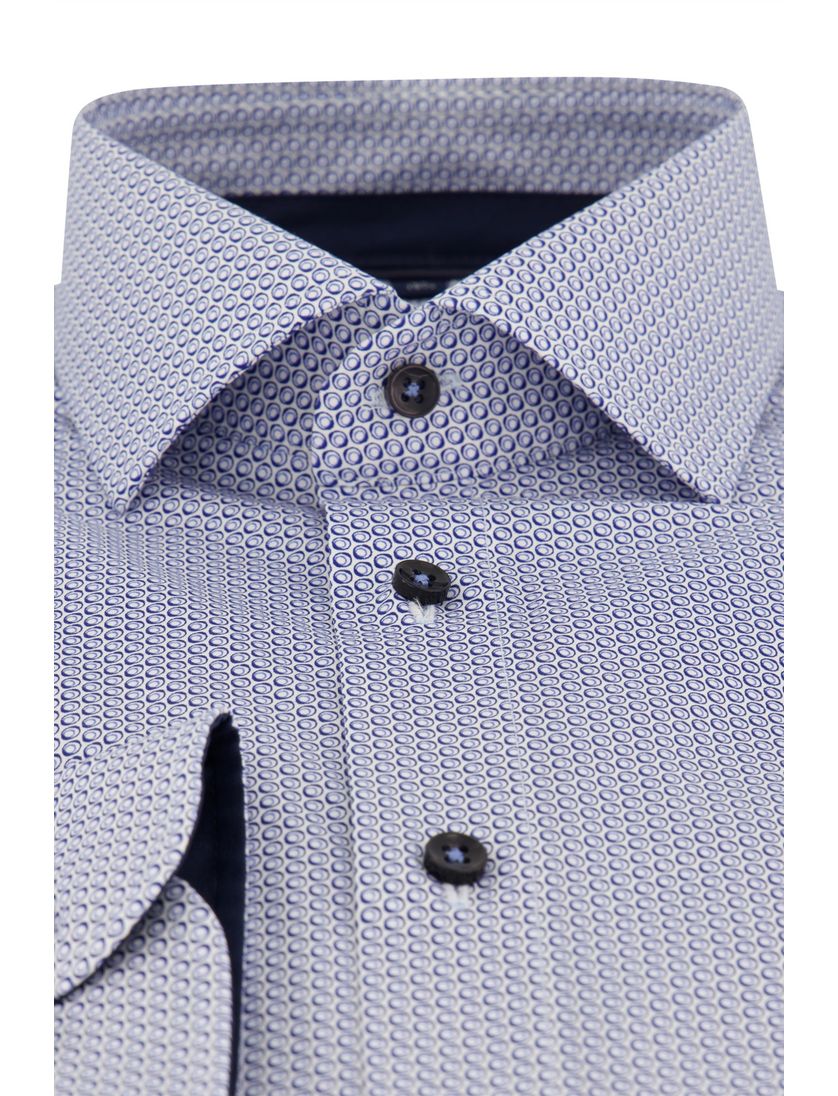 Casa Moda overhemd blauw geprint