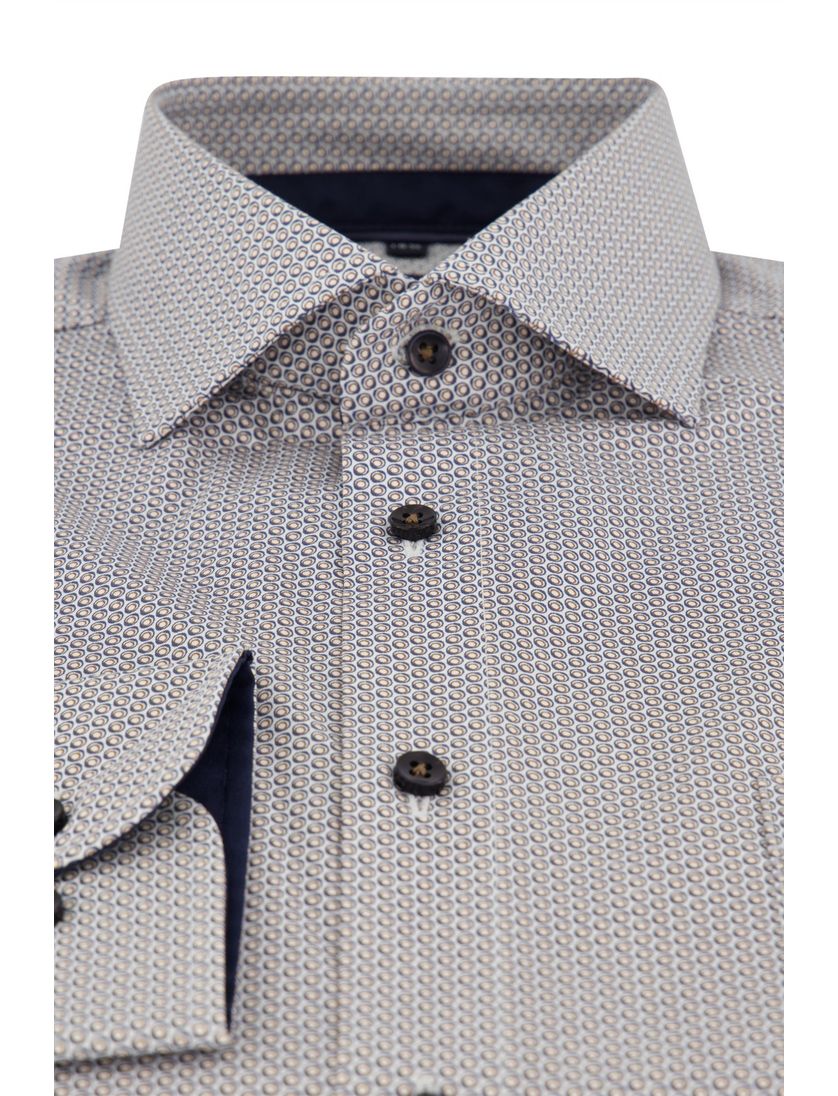 Donkerblauw Casa Moda business overhemd normale fit