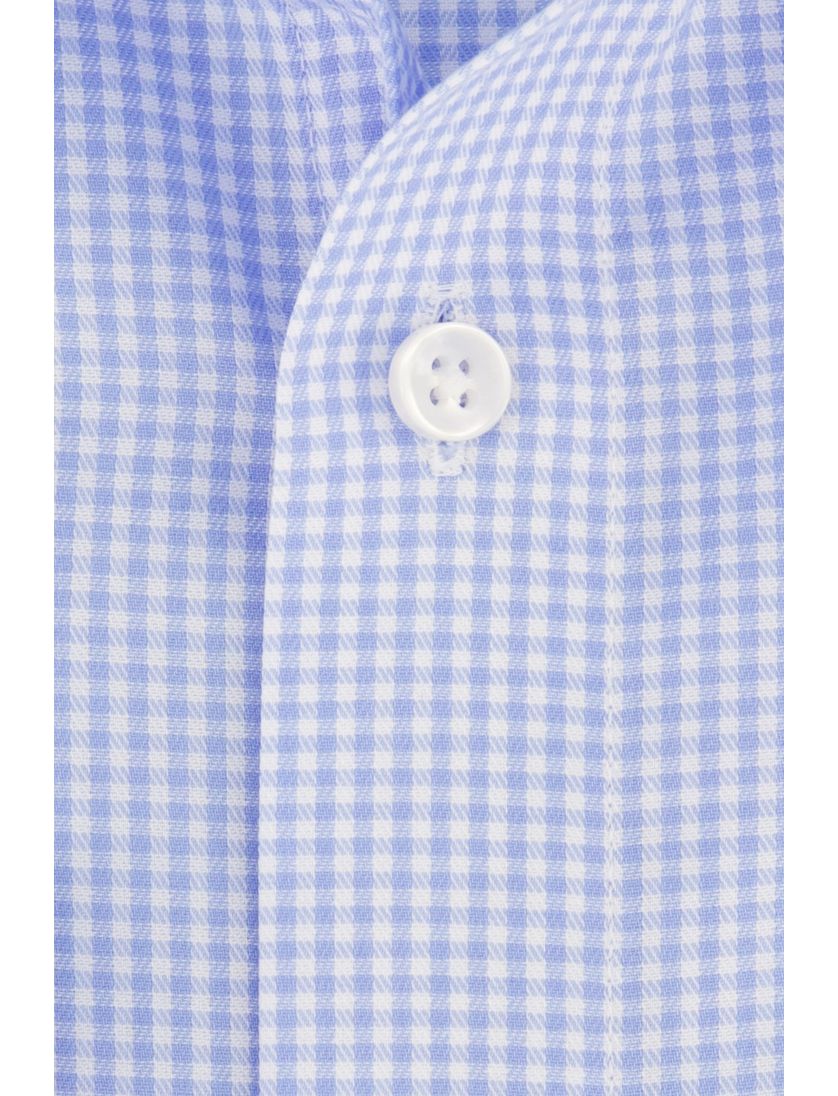 Casa Moda overhemd lichtblauw geruit