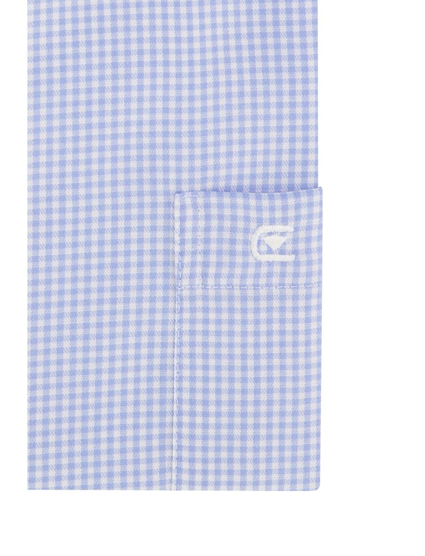 Casa Moda overhemd lichtblauw geruit