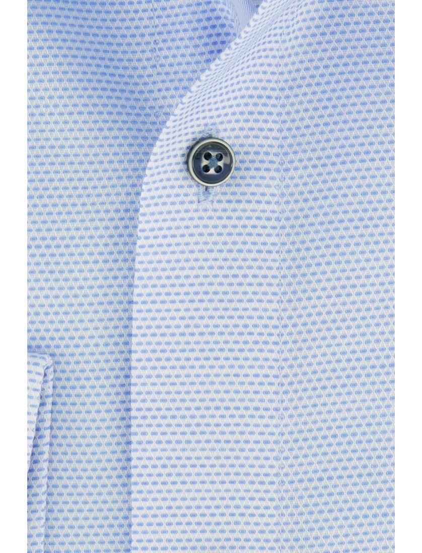 Strijkvrij Casa Moda business overhemd blauw geprint