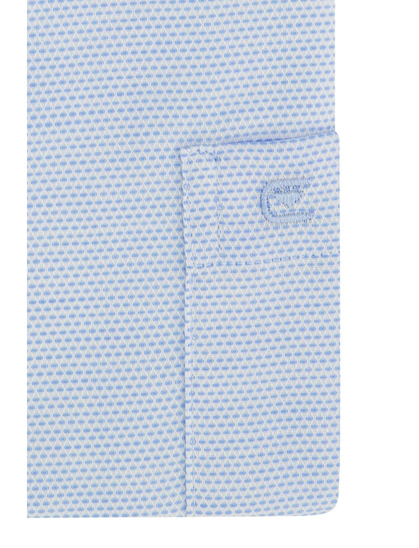 Strijkvrij Casa Moda business overhemd blauw geprint