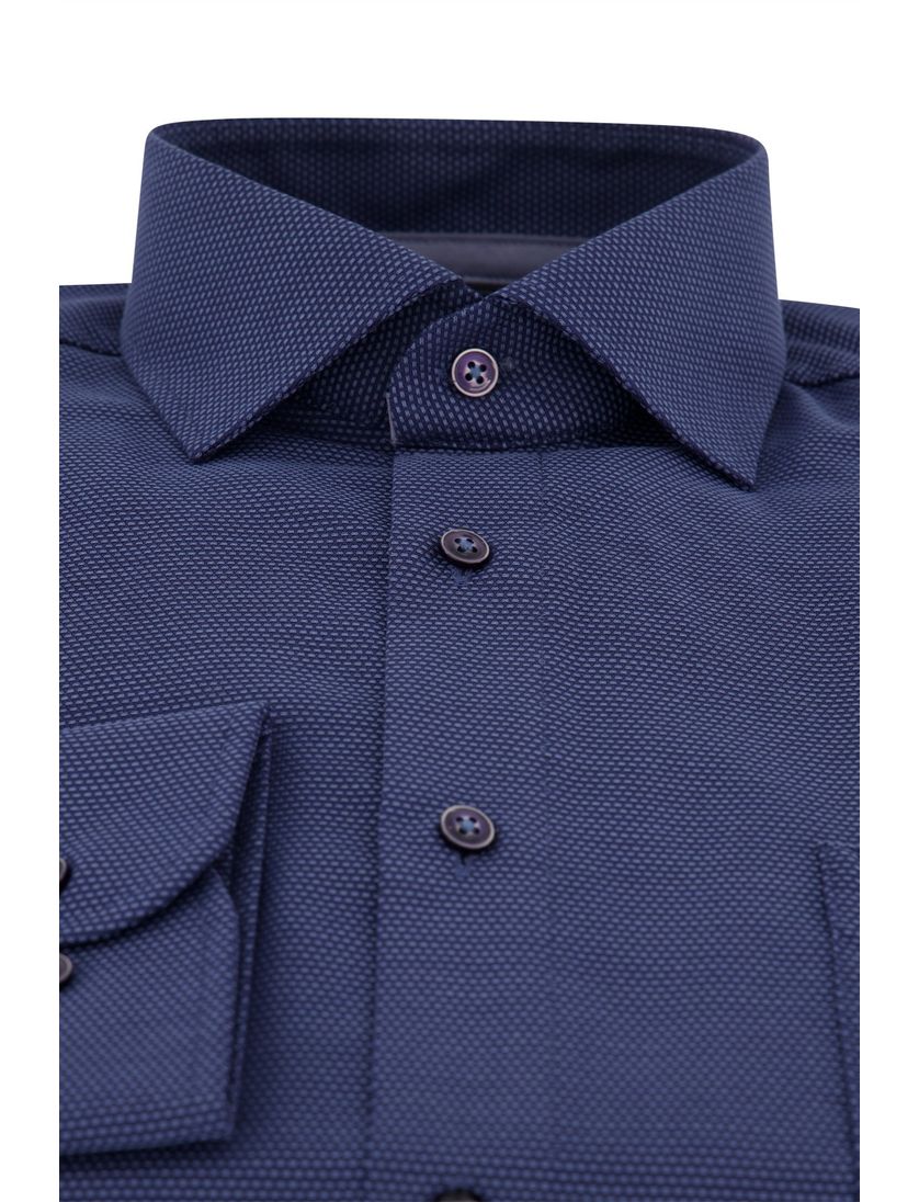 Navy Casa Moda business overhemd normale fit