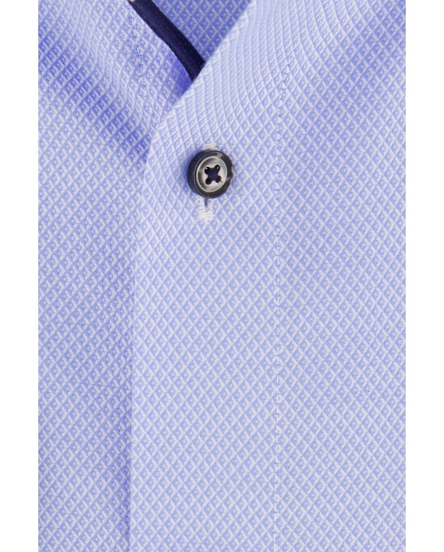 Casa Moda overhemd Comfort Fit blauw geprint