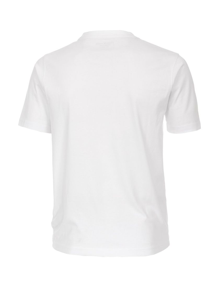 Katoenen Casa Moda ondershirt effen wit