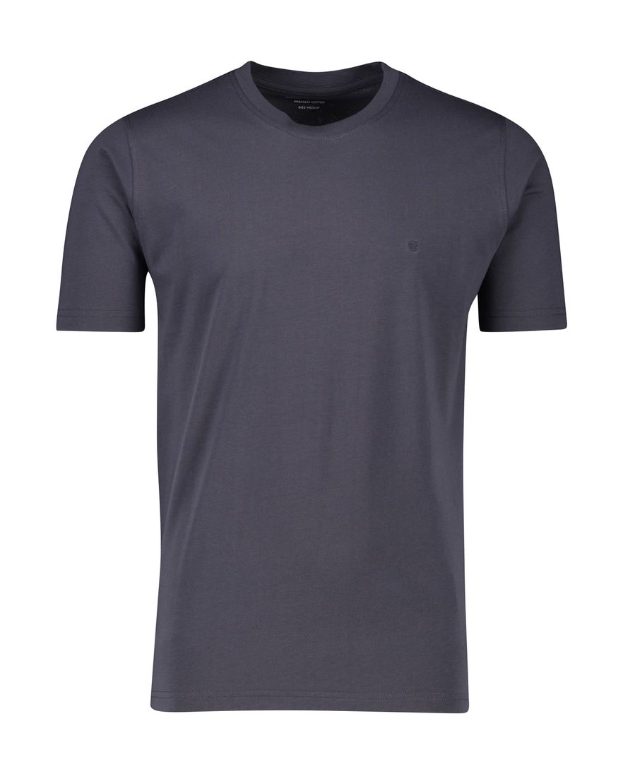 Casa Moda t-shirt grijs katoen wijde fit