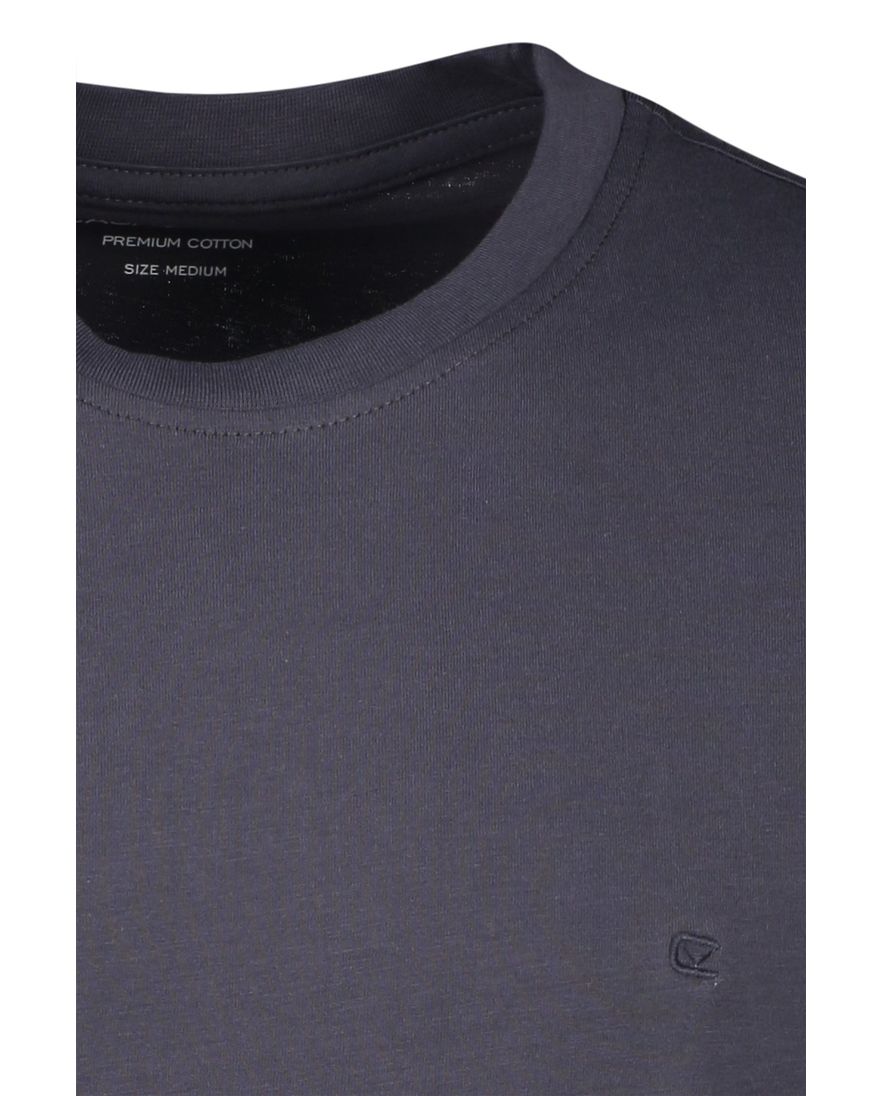 Casa Moda t-shirt grijs katoen wijde fit