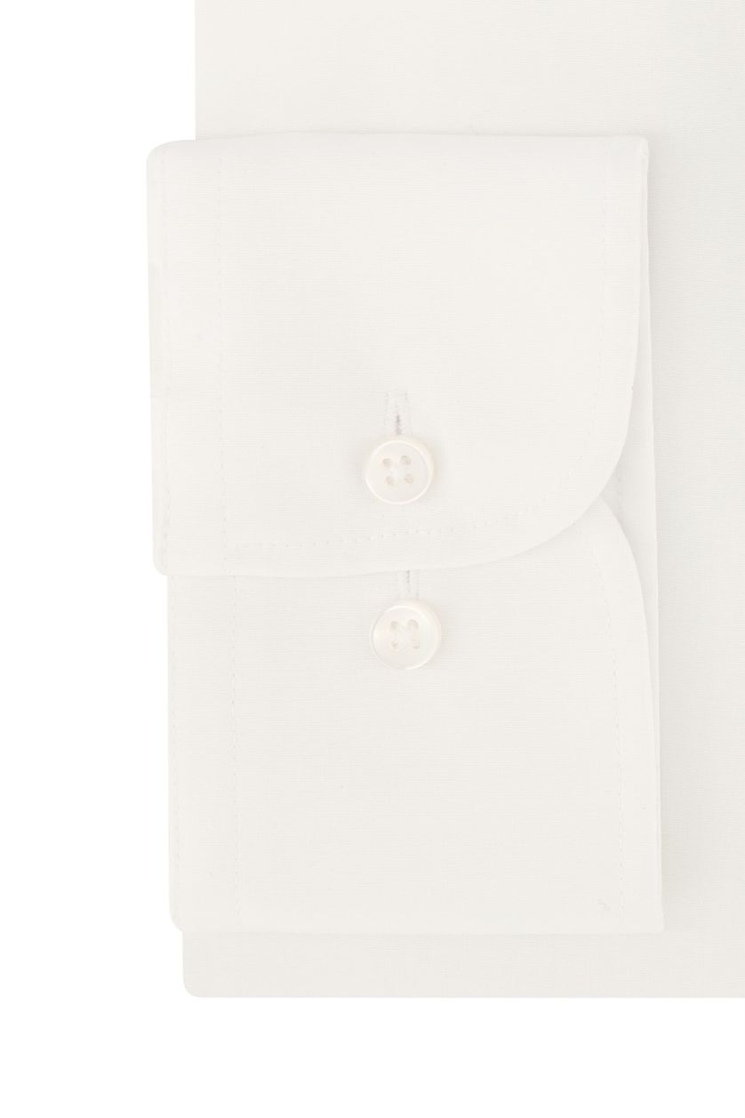 Normale fit Casa Moda zakelijk overhemd wit effen